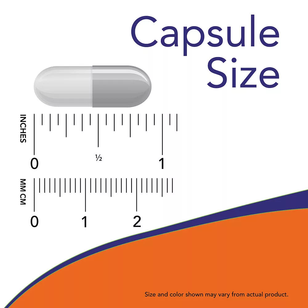 Now Foods Acetyl L-Carnitine Συμπλήρωμα Διατροφής με Καρνιτίνη 500mg 50 φυτικές κάψουλες