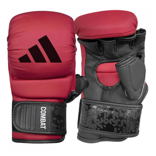 Grappling Γάντια adidas COMBAT 50, Κόκκινο