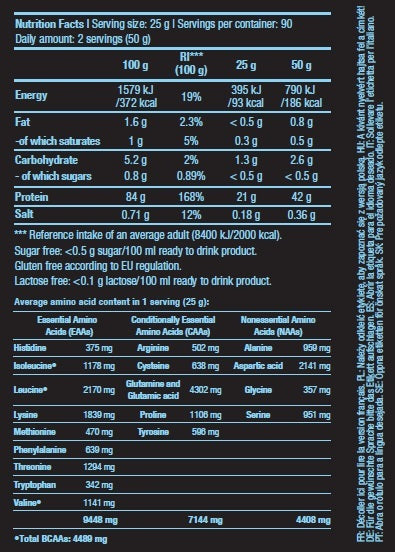 Biotech USA Iso Whey Zero With Glutamine & BCAAs Πρωτεΐνη Ορού Γάλακτος Χωρίς Γλουτένη & Λακτόζη με Γεύση Μπανάνα 908gr