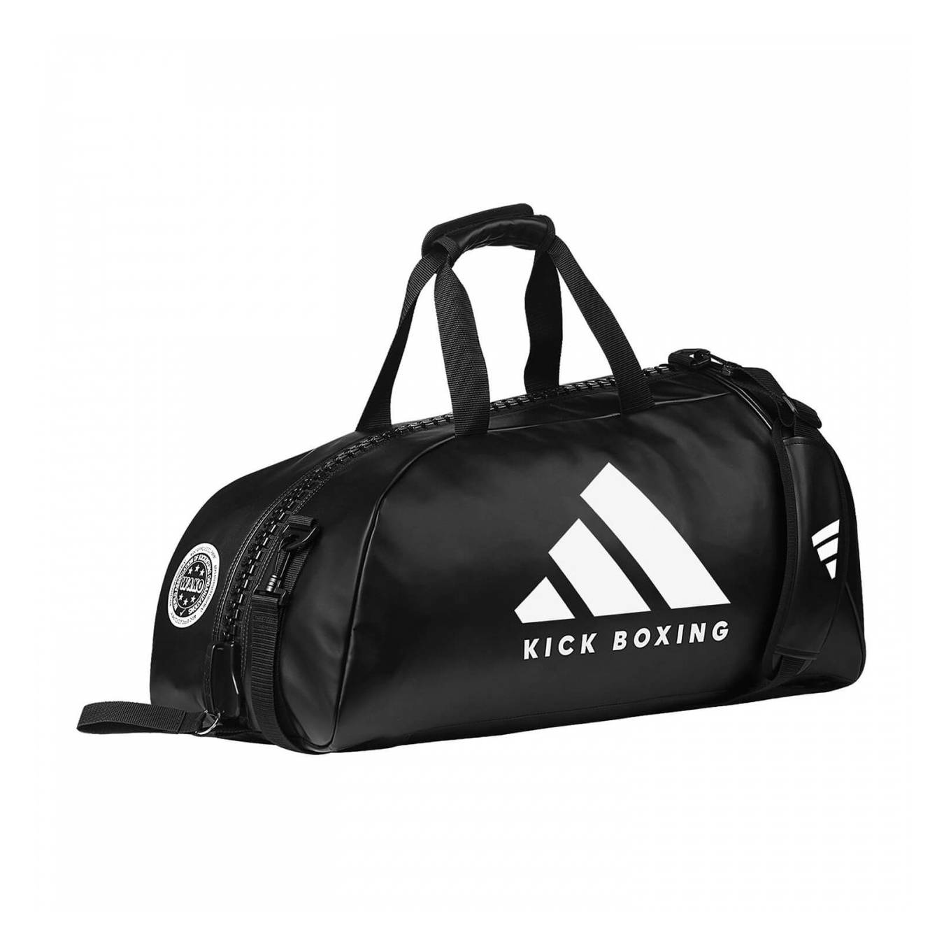 Αθλητική Tσάντα adidas WAKO Kickboxing Ντάφελ/Τσάντα Πλάτης, Μαύρη