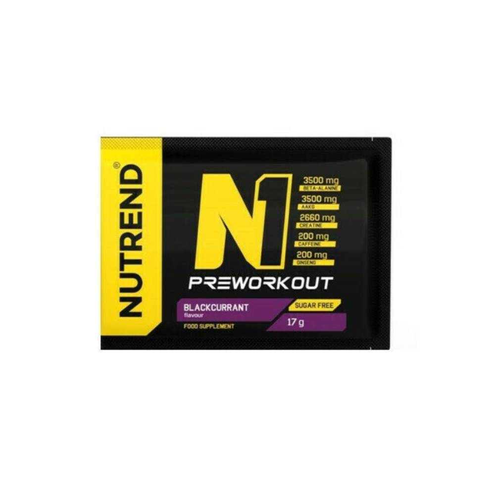 Nutrend N1 Preworkout 17g, Blackcurrant 