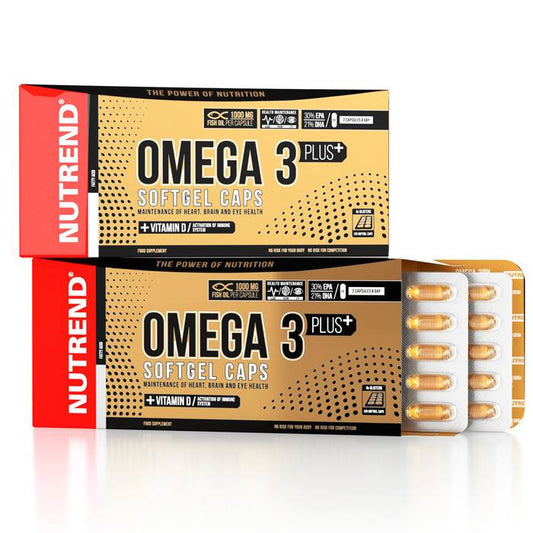 Nutrend Omega 3 Plus Softgel Caps 120 softgel capsules