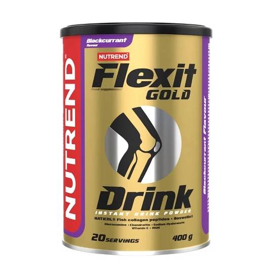 Nutrend Flexit Gold Drink Συμπλήρωμα για την Υγεία των Αρθρώσεων 400gr Blackcurrant