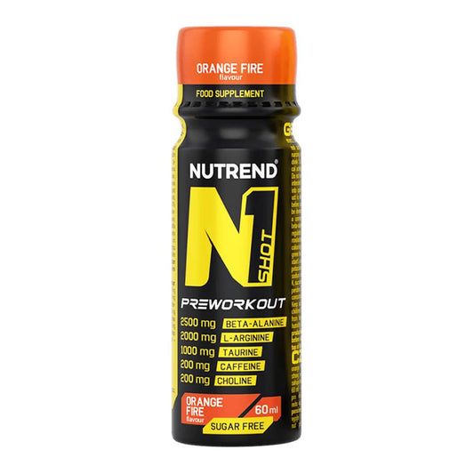 Nutrend N1 Pre-Workout Shot Orange Fire 60ml