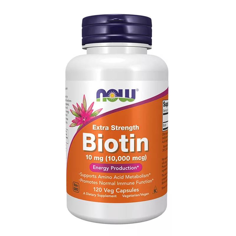 Now Foods Biotin 10mg 120 φυτικές κάψουλες