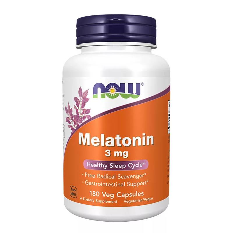 Now Foods Melatonin 3mg 180 φυτικές κάψουλες