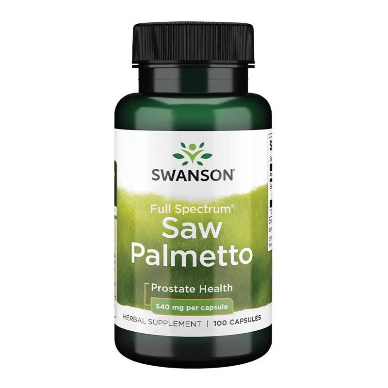 Swanson Saw Palmetto Συμπλήρωμα για την Υγεία του Προστάτη 540mg 100 κάψουλες