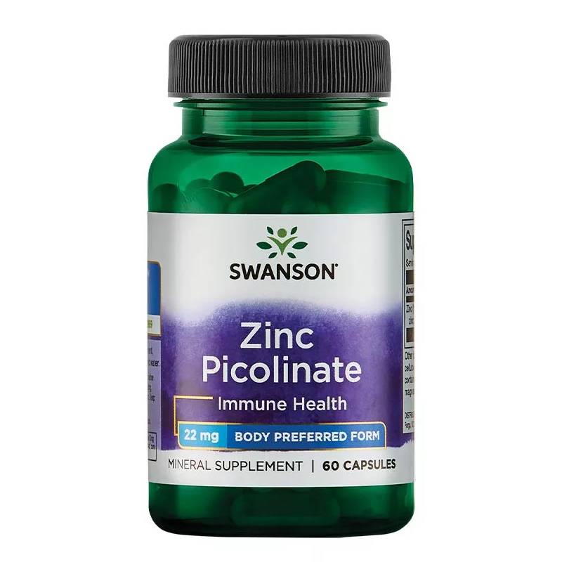 Swanson Zinc Picolinate 22mg 60 κάψουλες