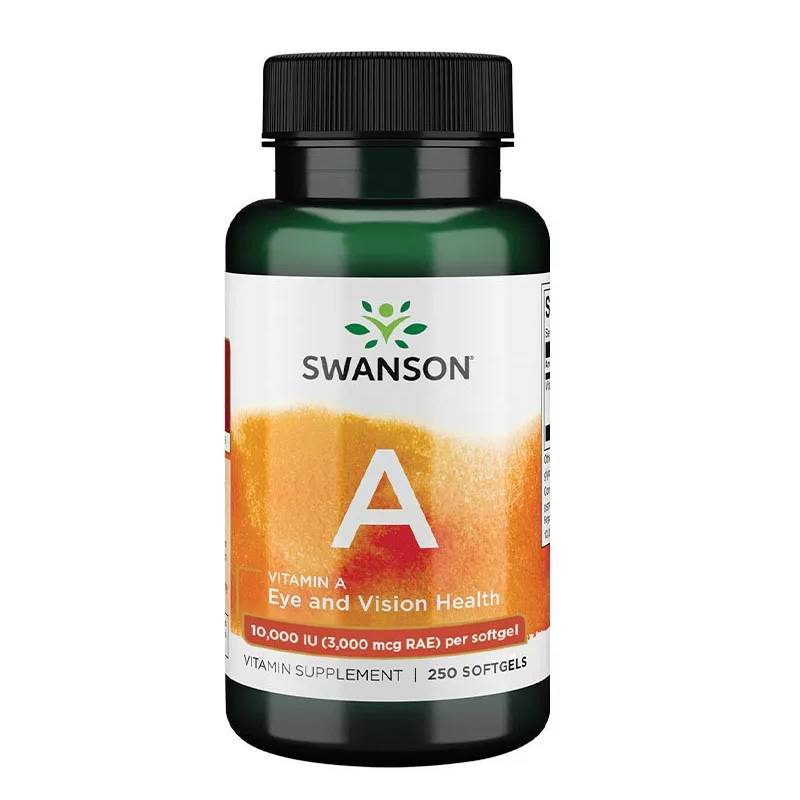 Swanson Vitamin A Βιταμίνη 10000iu 250 μαλακές κάψουλες