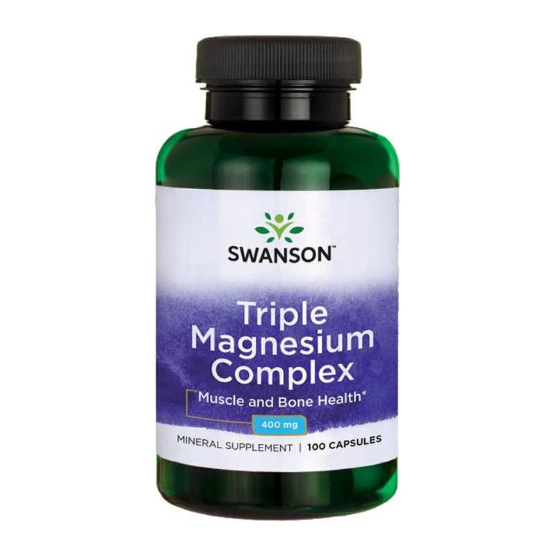 Swanson Triple Magnesium Complex 400mg 100 κάψουλες