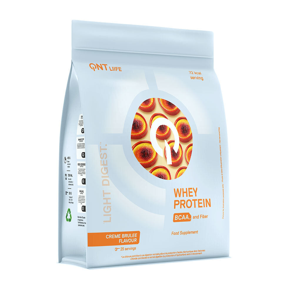 QNT Light Digest Whey Gluten Free Whey Protein 500gr, Creme Brulee 