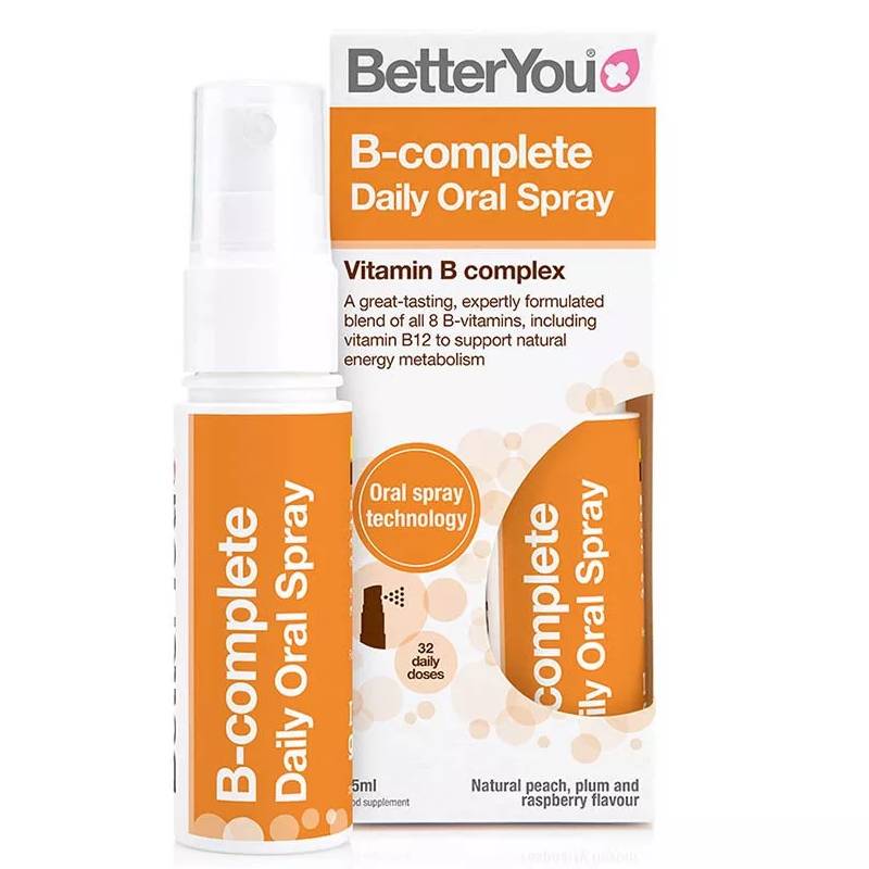 B-Complete Oral Spray (25 ml, Natural Peach, Plum and Raspberry)