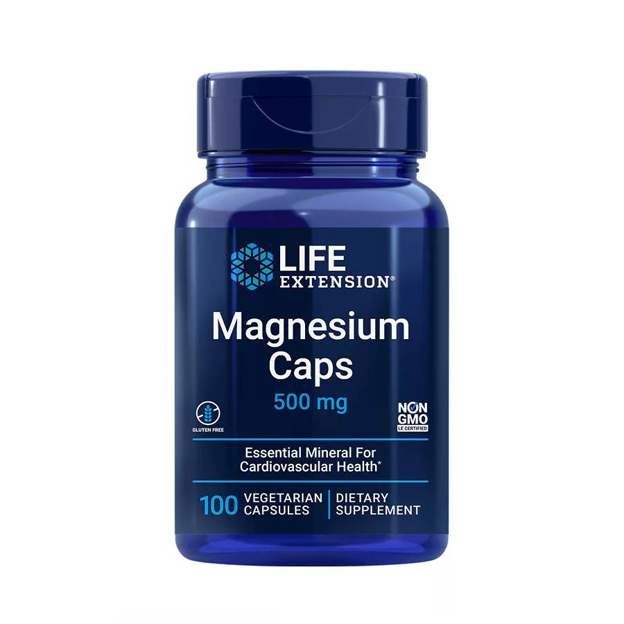 Life Extension Magnesium Caps 500mg 100 φυτικές κάψουλες