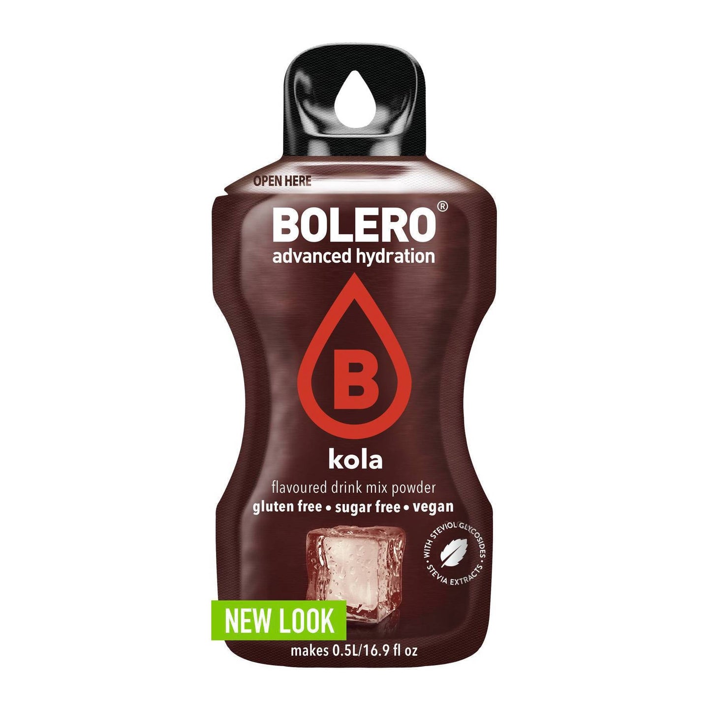 Bolero Χυμός σε Σκόνη 500ml σε Νερό Κόλα Χωρίς Ζάχαρη 3gr 12τμχ