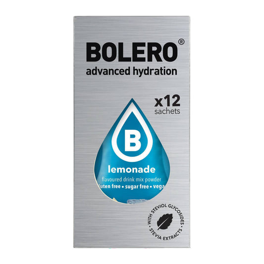 Bolero Χυμός σε Σκόνη 500ml σε Νερό Λεμονάδα Χωρίς Ζάχαρη 3gr 12τμχ