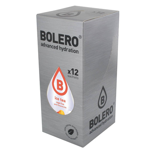 Bolero Χυμός σε Σκόνη Ice Tea Ροδάκινο Χωρίς Προσθήκη Ζάχαρης 8gr 12τμχ