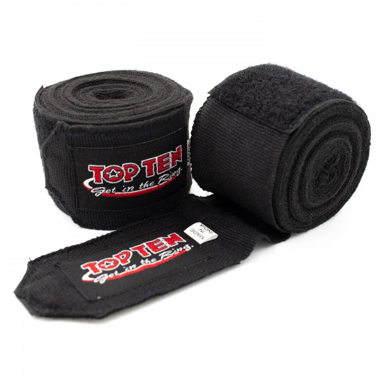 Μπαντάζ TOP TEN Ελαστικά BOXING BANDAGES, Μαύρα 250cm