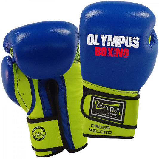 Boxing Gloves Olympus PRO Mexican Style Diagonal Velcro Leather