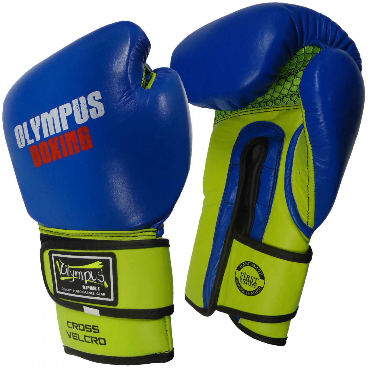 Boxing Gloves Olympus PRO Mexican Style Diagonal Velcro Leather