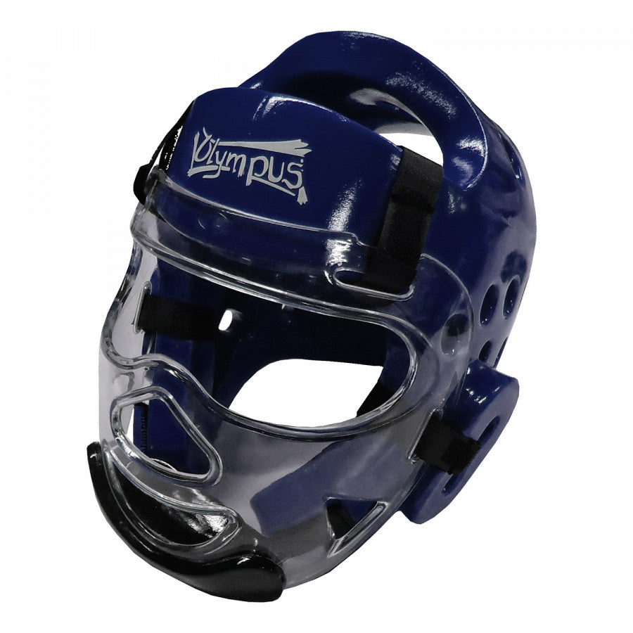 Olympus Helmet Full Face Protection Pre-Removable Foam/Plexiglass Mask