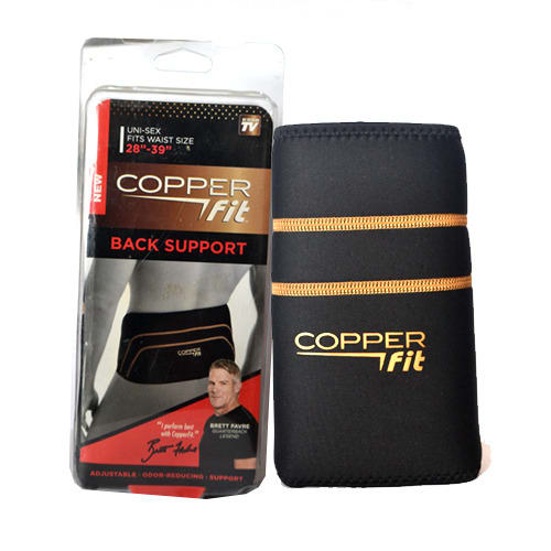 Ζώνη υποστήριξης μέσης Copper Fit Back Pro, Μαύρο