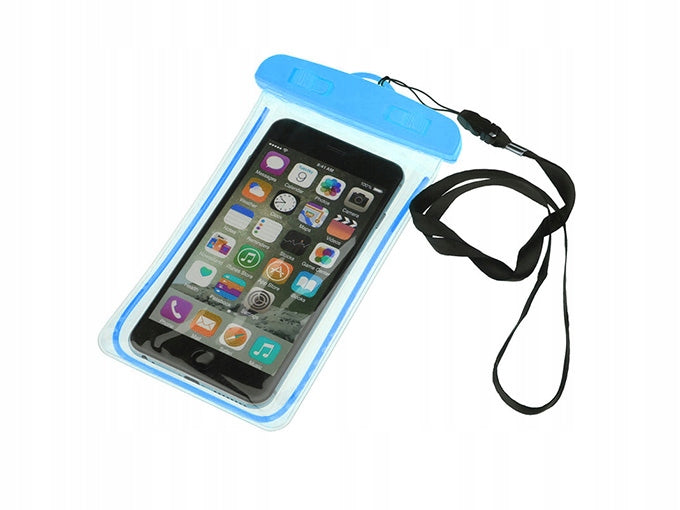 Waterproof case phone cover up to 6.5" Pink