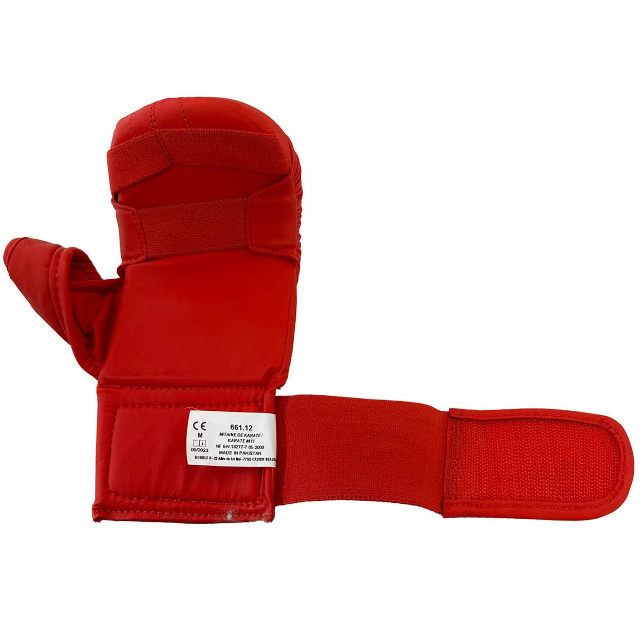 Karate Gloves Adidas Thumb Protection, Red 