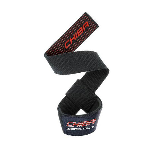 Chiba Lifting Straps 40600 One Size, Μαύρο/Κόκκινο