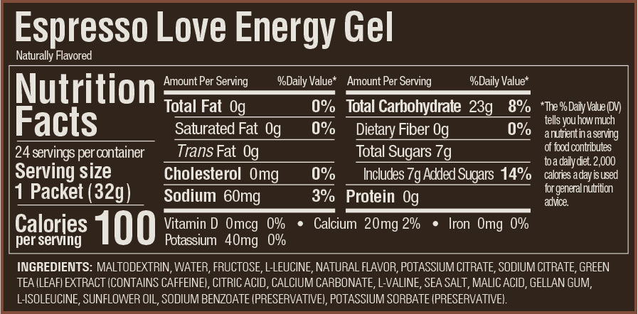 GU Energy Gel Espresso Love 32gr