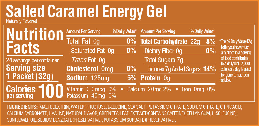 GU Energy Gel Salted Caramel 32gr