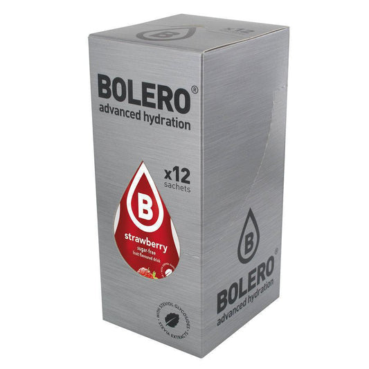Bolero Χυμός σε Σκόνη 1.5L σε Νερό Φράουλα Χωρίς Ζάχαρη 9gr 12τμχ