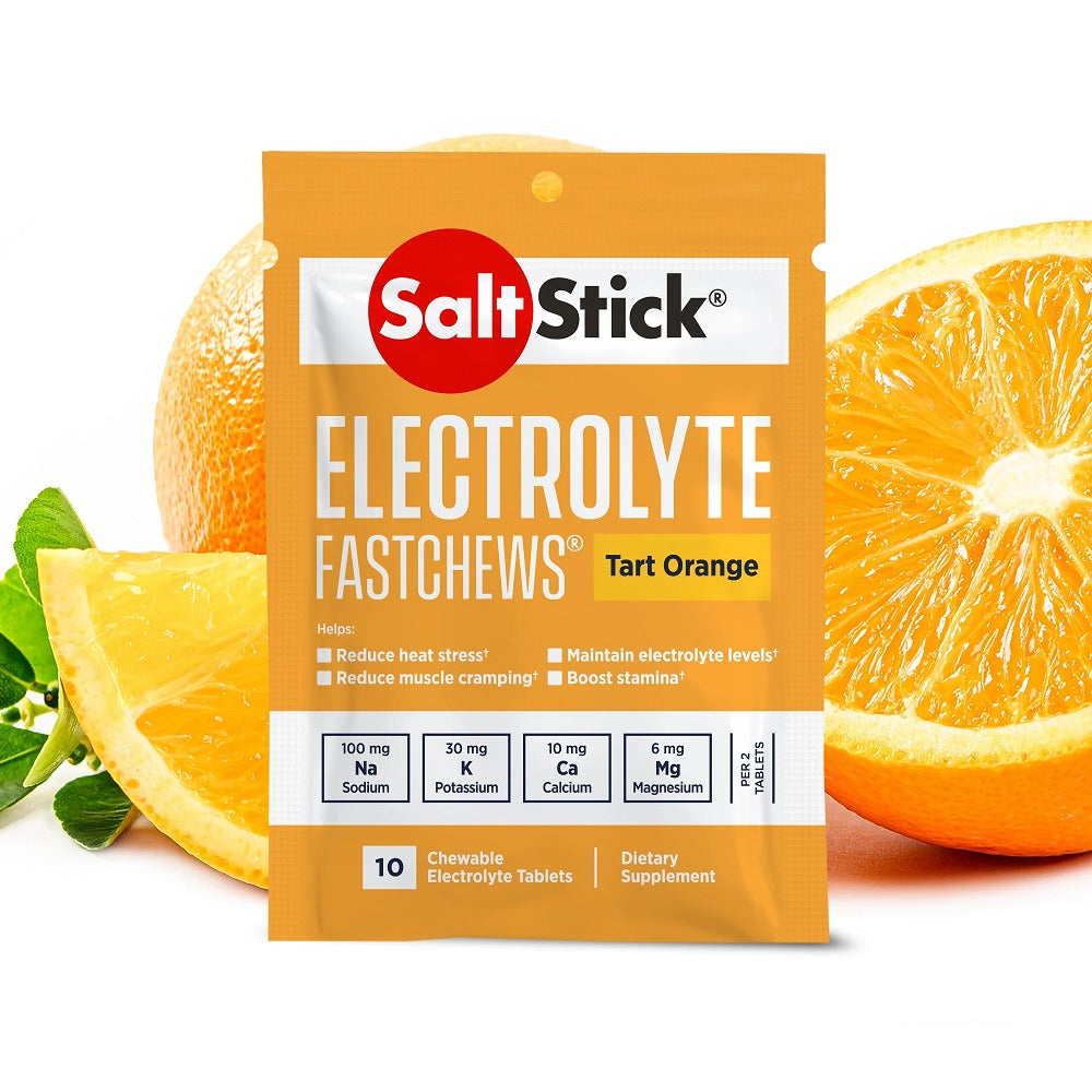 SaltStick Fast Chews 10 μασώμενες ταμπλέτες Tart Orange