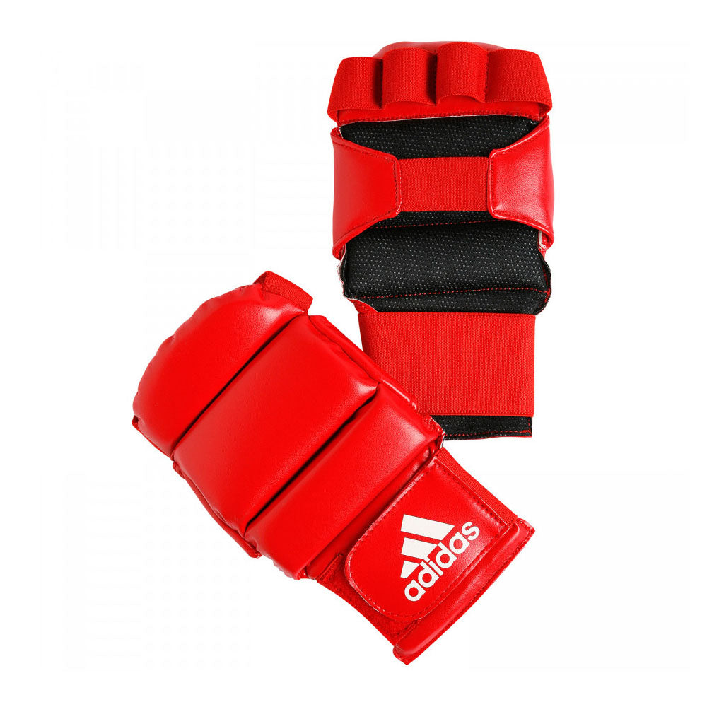 Jiu-Jitsu Gloves Adidas PU Hi-Tech, Red