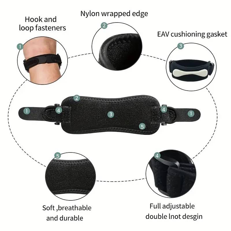 Επιγονατιδικό Strap σε Μαύρο χρώμα