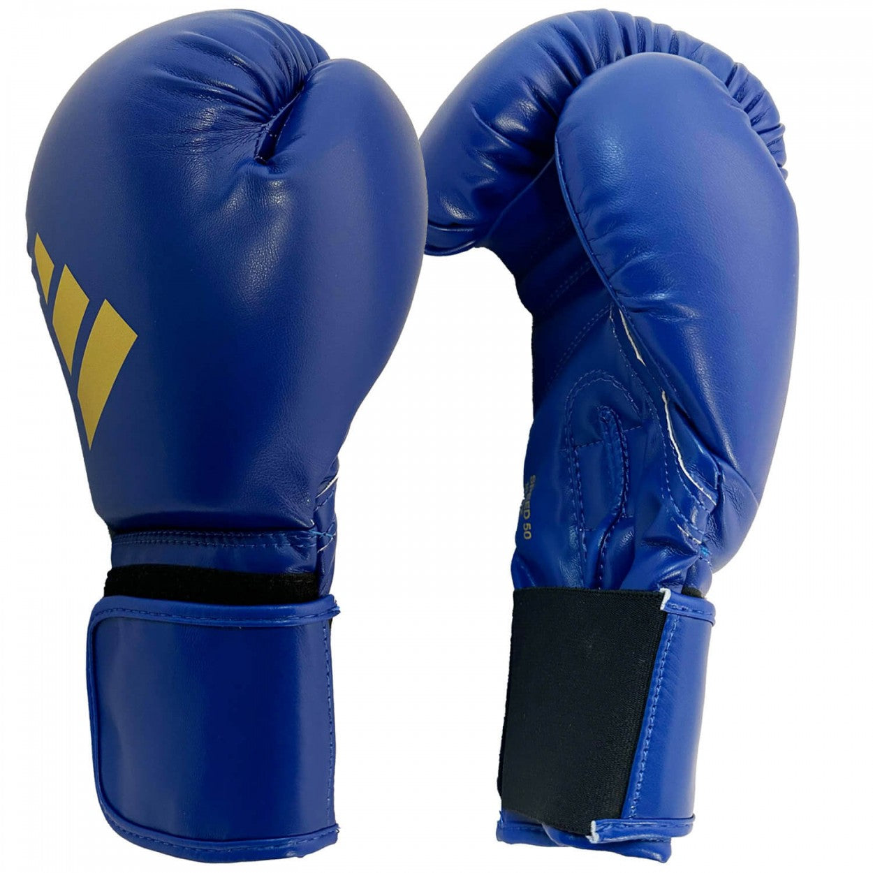 adidas SPEED 50 Boxing Gloves, Blue/Yellow 