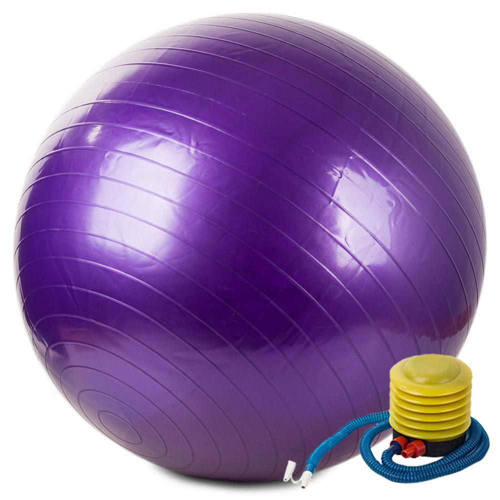 Μπάλα Pilates 65cm σε Μωβ Χρώμα