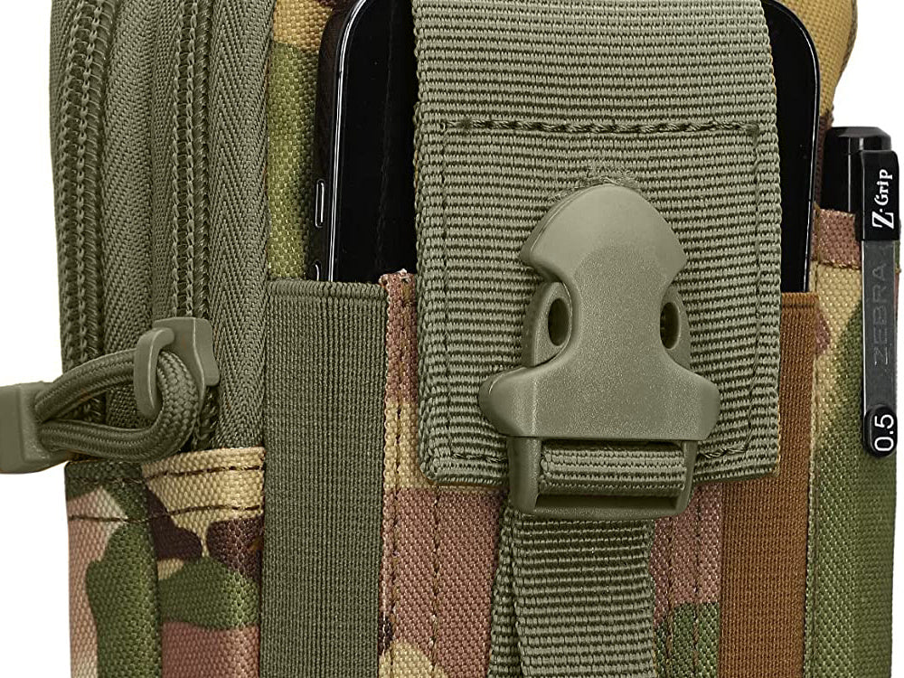Στρατιωτικό Τσαντάκι Ζώνης Tactical Camo, (18cm x 12cm x 6cm)