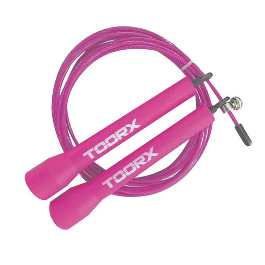 Toorx Jump Rope with Wire Rope, Fuchsia