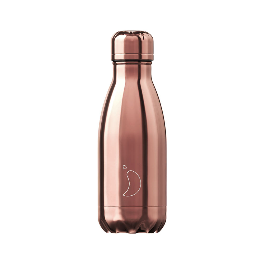 Chilly's Chrome Rose Gold Bottle Thermos 0.26lt