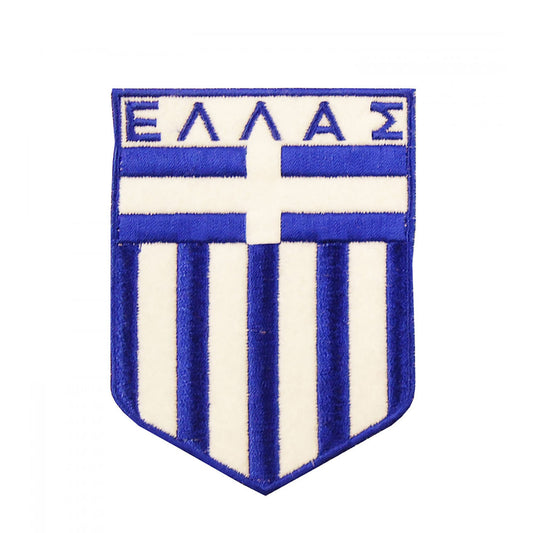 Κεντητό Σηματάκι - Ελληνική Σημαία Οβάλ
