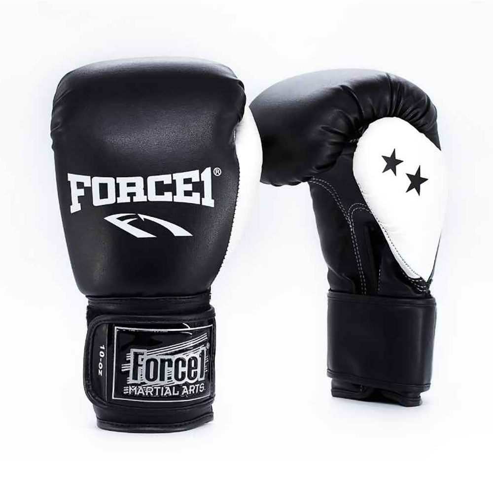 Synthetic Leather Boxing Gloves - With White Thumb