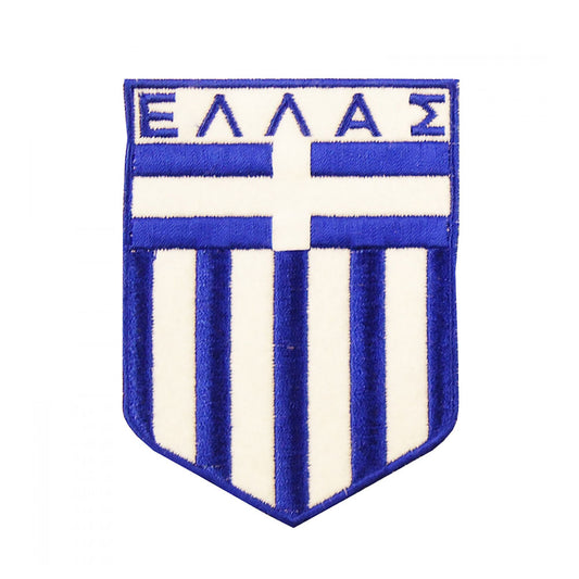 Κεντητό Σηματάκι - Ελληνική Σημαία Οβάλ Μικρό