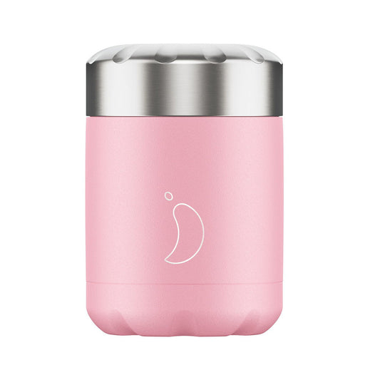 Chilly's Thermos Stainless Steel Food Container Pastel Pink 300ml 