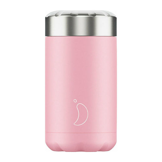 Chilly's Thermos Stainless Steel Food Container Pastel Pink 500ml