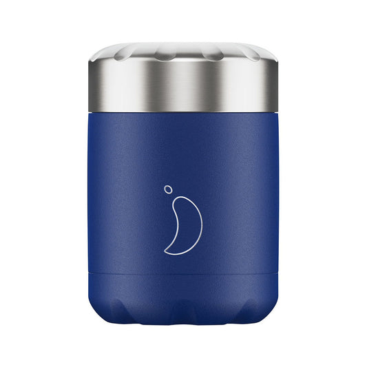 Chilly's Thermos Stainless Steel Food Container Matte Blue 300ml 