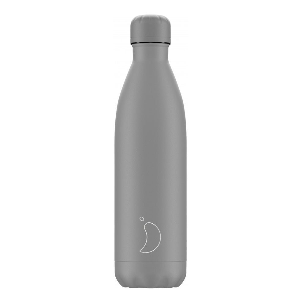 Chilly's Monochrome Thermos Bottle All Matte Gray 0.75lt 