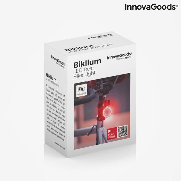 InnovaGoods Biklium LED Bicycle Rear Light